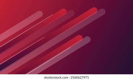 Abstract geometric background with diagonal lines and a vibrant red and purple gradient. 