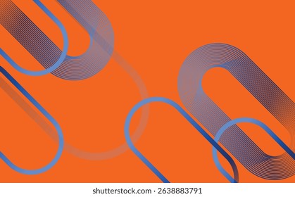 Abstract geometric background with diagonal lines and shapes. Vector illustration	