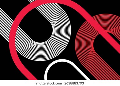 Abstract geometric background with diagonal lines and shapes. Vector illustration	