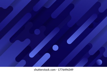 Abstract geometric background with diagonal shapes filled with vivid gradients. Modern and trendy flat backround, vector illustration.