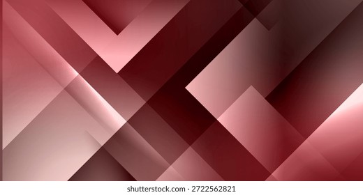 Abstract Geometric Background With Diagonal Shapes in Burgundy and Pink Tones for Modern Design