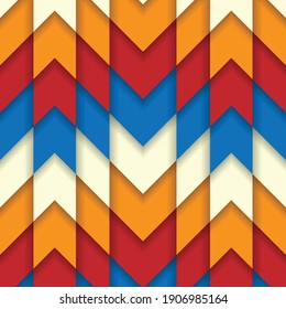 Abstract geometric background with different color rectangle elements