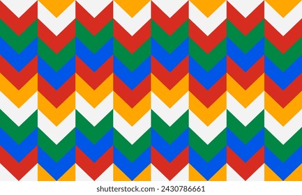 Abstract geometric background with different color rectangle elements