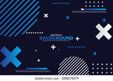 Abstract geometric background with different geometric shapes vector abstract gradient illustrations, backgrounds for the cover of magazines, Banner, Poster.