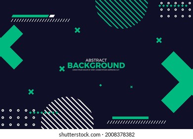 Abstract geometric background with different geometric shapes vector abstract gradient illustrations, backgrounds for the cover of magazines, Banner, Poster.