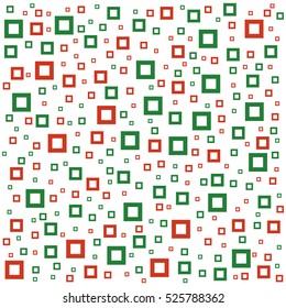 Abstract geometric background with different squares and plenty space for text