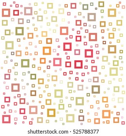 Abstract geometric background with different squares and plenty space for text