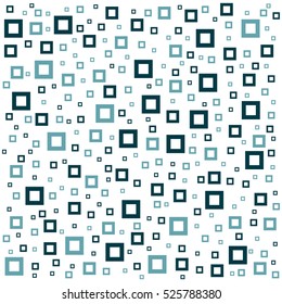 Abstract geometric background with different squares and plenty space for text