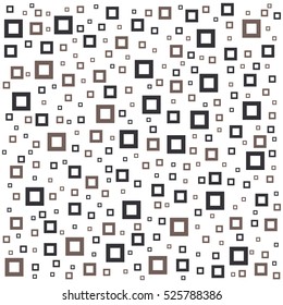 Abstract geometric background with different squares and plenty space for text