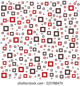 Abstract geometric background with different squares and plenty space for text