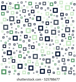 Abstract geometric background with different squares and plenty space for text