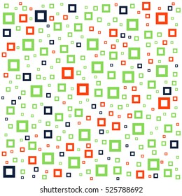Abstract geometric background with different squares and plenty space for text