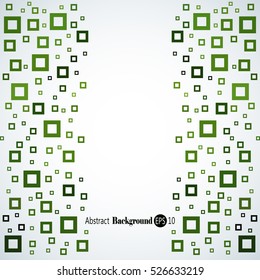 Abstract geometric background with different squares