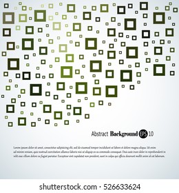 Abstract geometric background with different squares and plenty space for text