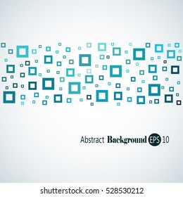Abstract geometric background with different squares and plenty space for text