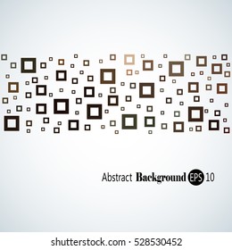 Abstract geometric background with different squares and plenty space for text