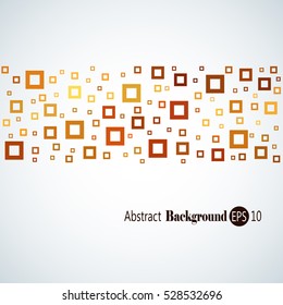 Abstract geometric background with different squares and plenty space for text
