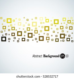 Abstract geometric background with different squares and plenty space for text
