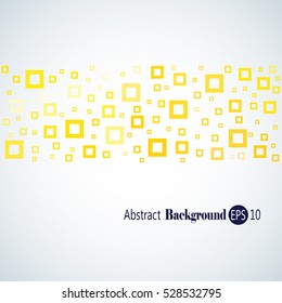 Abstract geometric background with different squares and plenty space for text
