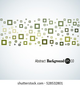 Abstract geometric background with different squares and plenty space for text
