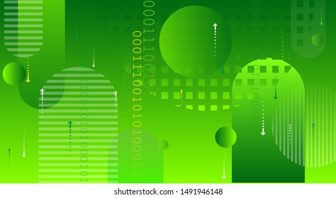 Abstract geometric background. Dynamic and modern design of colors and shapes.