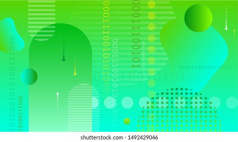 Abstract geometric background. Dynamic and modern design of colors and shapes.