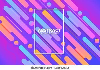Abstract geometric background. Dynamic shapes composition. Background template for banner, web, landing page, cover, promotion, print, poster, greeting card. Cool gradients.