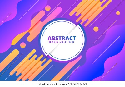 Abstract geometric background. Dynamic shapes composition. Background template for banner, web, landing page, cover, promotion, print, poster, greeting card. Cool gradients.
