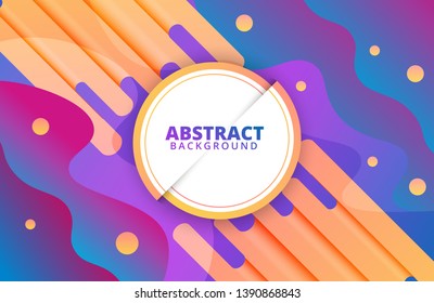 Abstract geometric background. Dynamic shapes composition. Background template for banner, web, landing page, cover, promotion, print, poster, greeting card. Cool gradients.
