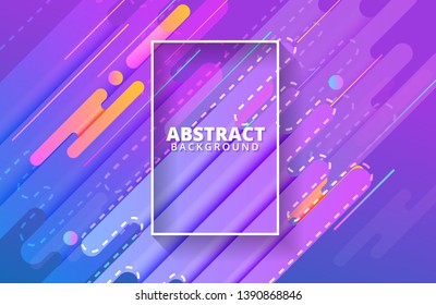 Abstract geometric background. Dynamic shapes composition. Background template for banner, web, landing page, cover, promotion, print, poster, greeting card. Cool gradients.