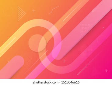 Abstract geometric background. Dynamic shapes composition. Eps10 vector.