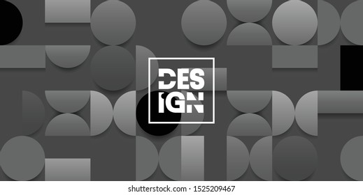 Abstract Geometric Background. Dynamic Shapes Composition. Applicable For Covers, Posters, Flyers, Gift Card, Landing Page, and Banner.