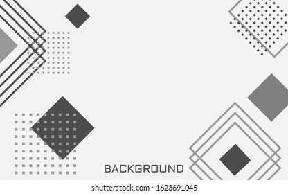 Abstract geometric background. Dynamic shapes composition.