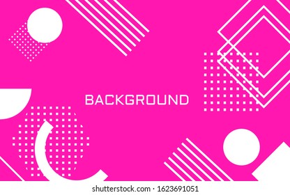 Abstract geometric background. Dynamic shapes composition.