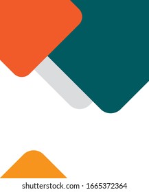 Abstract geometric background. Dynamic shapes composition. Template for poster, backdrop, book cover, brochure, and vector illustration.