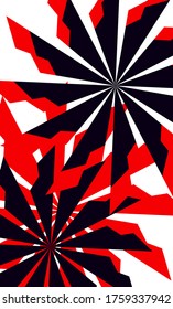 Abstract geometric background. Dynamic shapes vector composition.