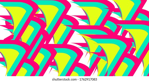 Abstrakter geometrischer Hintergrund. Dynamische Formen, Vektorzusammensetzung.