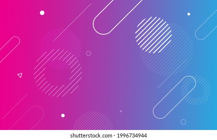 Abstract geometric background. Dynamic shapes composition. Eps10 vector