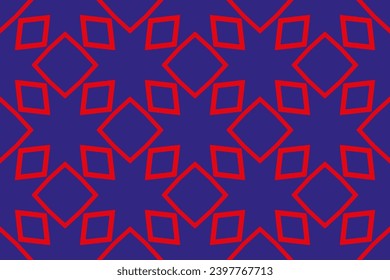 Abstract  geometric background. Dynamic shapes composition. Seamless pattern with symmetric geometric ornament. Ornamental mosaic texture.