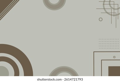 Abstract Geometric Background Elegant Brown and Gray Design