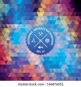 Abstract geometric background. Elegant background for cards and invitations.
