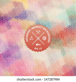 Abstract geometric background. Elegant background for cards and invitations.