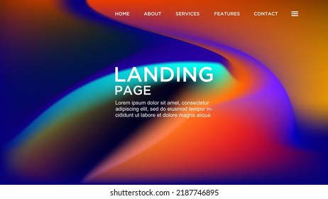 ABSTRACT GEOMETRIC BACKGROUND ELEGANT GRADIENT MESH COLORFUL DESIGN VECTOR TEMPLATE GOOD FOR MODERN WEBSITE, WALLPAPER, COVER DESIGN 