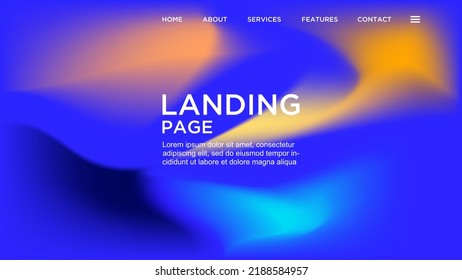 ABSTRACT GEOMETRIC BACKGROUND ELEGANT GRADIENT MESH BLUE COLOR DESIGN VECTOR TEMPLATE GOOD FOR MODERN WEBSITE, WALLPAPER, COVER DESIGN 