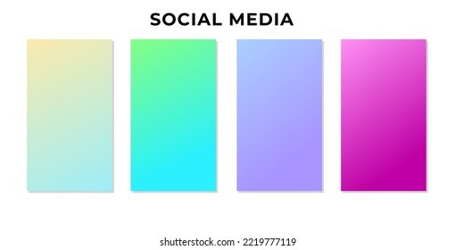 ABSTRACT GEOMETRIC BACKGROUND ELEGANT GRADIENT COLOR DESIGN VECTOR TEMPLATE GOOD FOR SOCIAL MEDIA, INSTA STORY