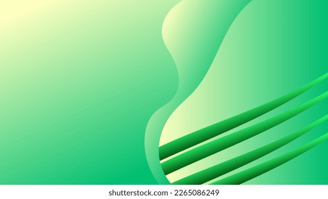 ABSTRACT GEOMETRIC BACKGROUND ELEGANT GREEN GRADIENT COLOR DESIGN VECTOR TEMPLATE GOOD FOR MODERN WEBSITE, WALLPAPER, COVER DESIGN 
