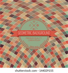 Abstract geometric background. Elegant vintage background for cards and invitations.