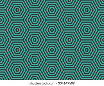 Abstract geometric background. Embedded hexagons. Seamless vector periodically repeating pattern. Suitable for the official cards, presentations, desktop. Azure and grey colors.