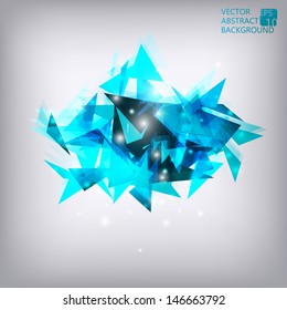 Abstract geometric background, EPS 10