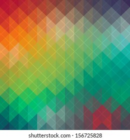 Abstract geometric background. Eps10 Vector illustration. Spectrum geometric pattern